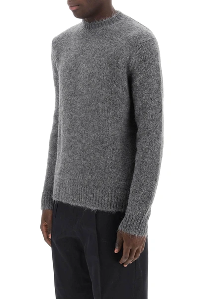 Shop Jil Sander Alpaca Crew Neck Sweater