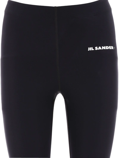 Shop Jil Sander Logo Print Leggings