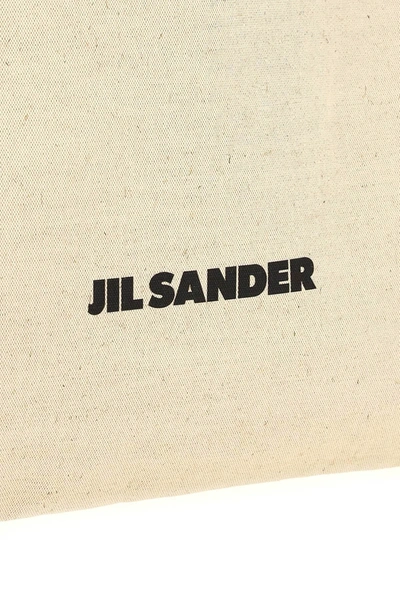 Shop Jil Sander Logoed Tote Bag