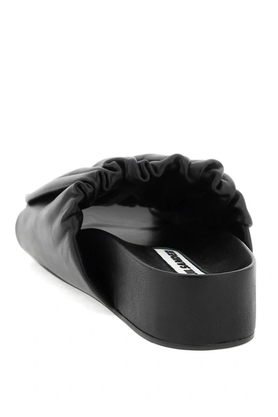 Shop Jil Sander Nappa Leather Slides