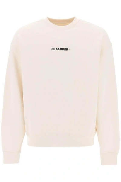 Shop Jil Sander Sweatshirt With Logo Print