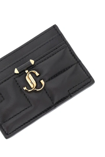 Shop Jimmy Choo Quilted Nappa Leather Card Holder