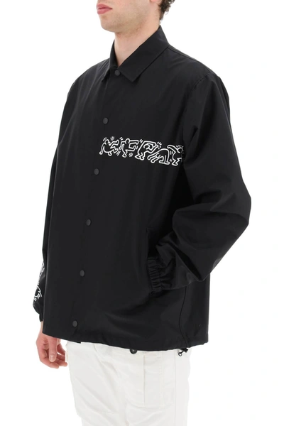 Shop Junya Watanabe Keith Haring Overshirt Jacket