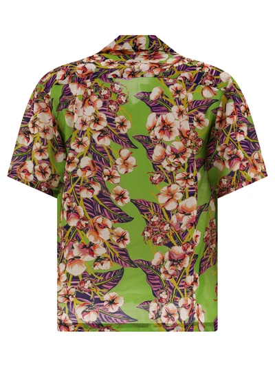 Shop Kapital Flower Pattern Aloha Shirt