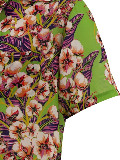 Shop Kapital Flower Pattern Aloha Shirt