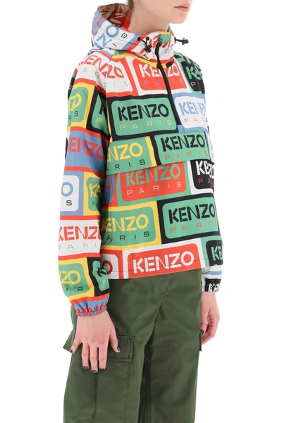 Shop Kenzo ' Labels' Anorak Jacket