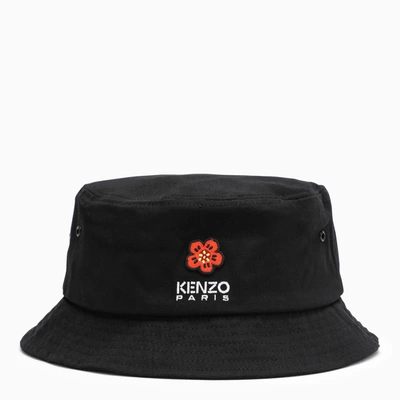 Shop Kenzo Black Cotton Hat