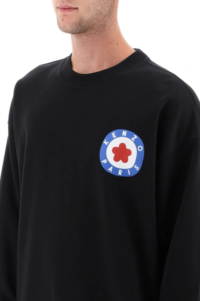 Shop Kenzo Crew Neck Sweatshirt With  Target Print