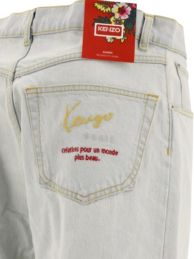 Shop Kenzo Suisen Jeans