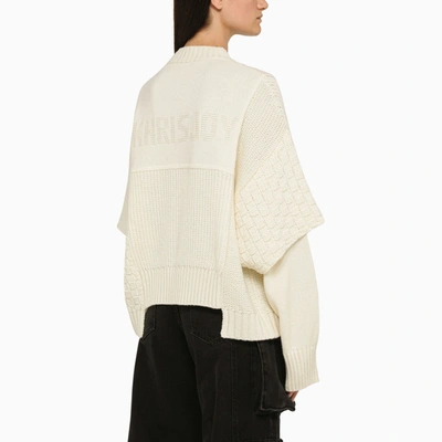 Shop Khrisjoy White Layered Sweater