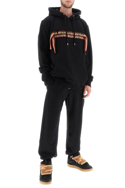 Shop Lanvin 'curb Lace' Sweatpants