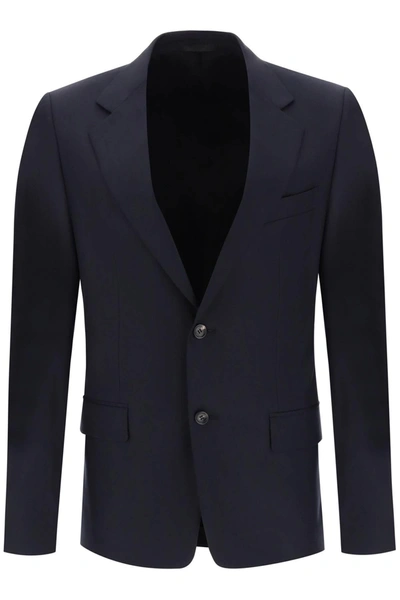 Shop Lanvin Single Breasted Jacket In Light Wool