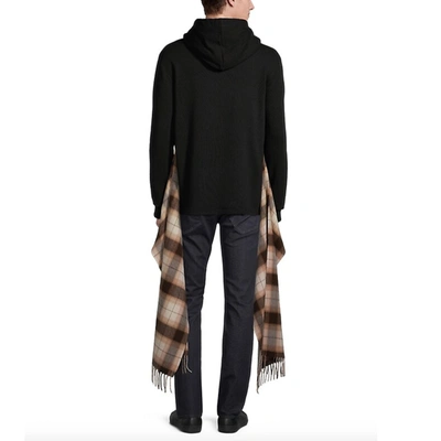 Shop Lanvin Scarf Belted Hoodie