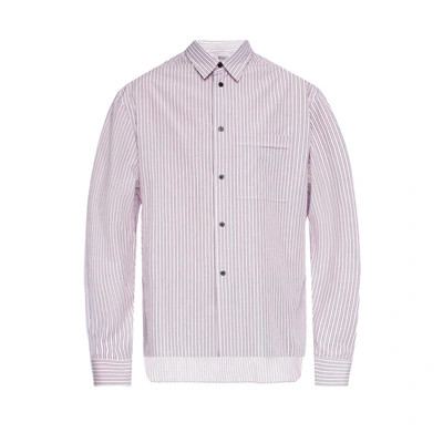 Shop Lanvin Striped Cotton Shirt