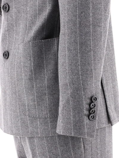 Shop Lardini Pinstriped Suit