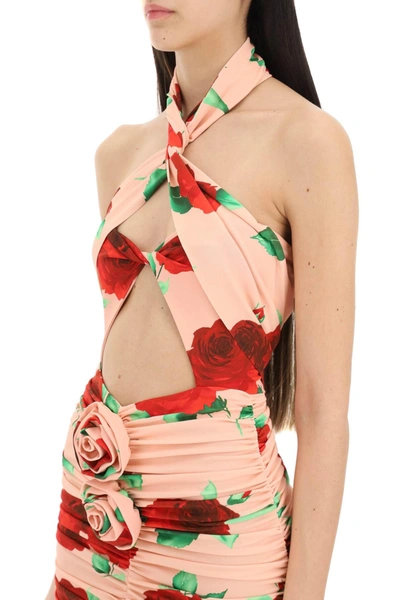 Shop Magda Butrym Twisted Cutout Mini Dress
