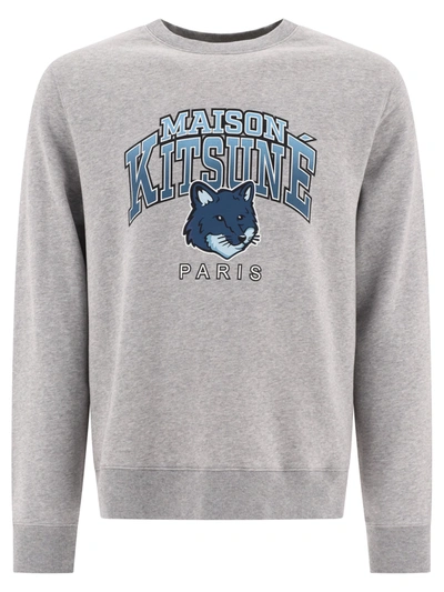 Shop Maison Kitsuné Campus Fox Sweatshirt