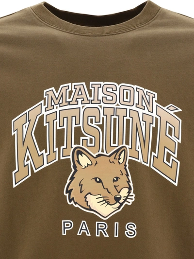 Shop Maison Kitsuné Campus Fox Sweatshirt