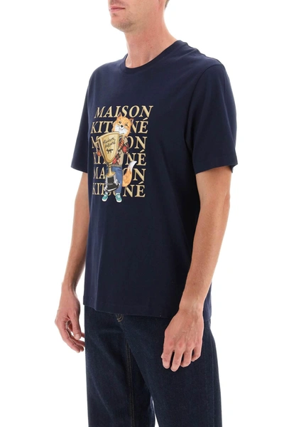 Shop Maison Kitsuné Maison Kitsune Fox Champion T Shirt