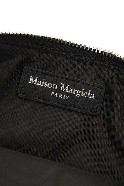 Shop Maison Margiela Grained Leather Small Pouch