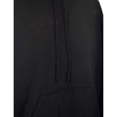Shop Maison Margiela Logo Hooded Sweatshirt