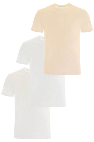 Shop Maison Margiela Tripack Cotton T Shirt