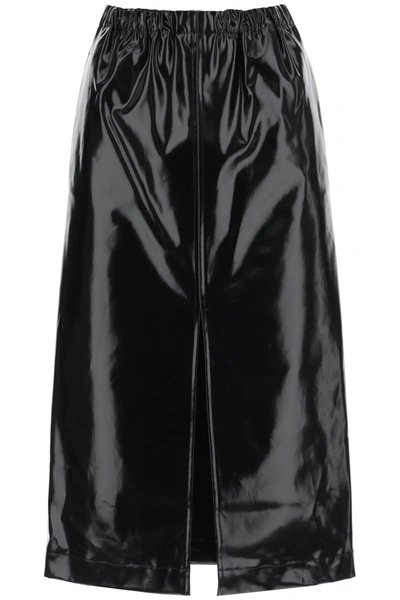 Shop Maison Margiela Vinyl Pencil Skirt