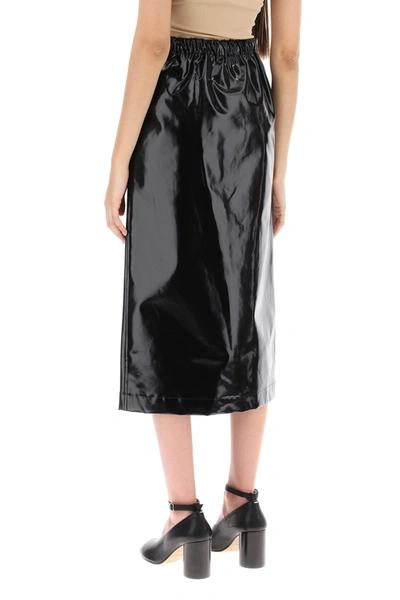 Shop Maison Margiela Vinyl Pencil Skirt