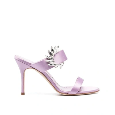 Shop Manolo Blahnik Chivela 090 Sandals