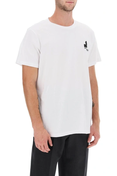 Shop Marant 'zafferh' T Shirt With Logo Print