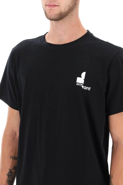 Shop Marant 'zafferh' T Shirt With Logo Print