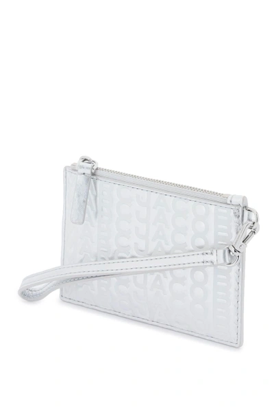 Shop Marc Jacobs The Metallic Top Zip Wristlet Wallet