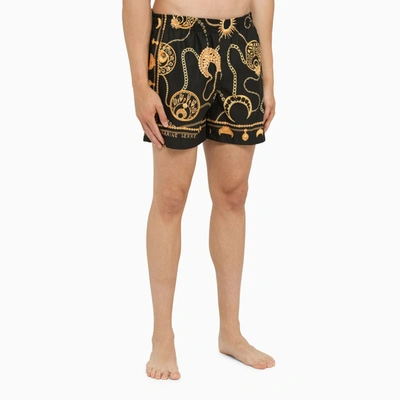 Shop Marine Serre Printed Beach Boxers Made Of Recycled Nylon