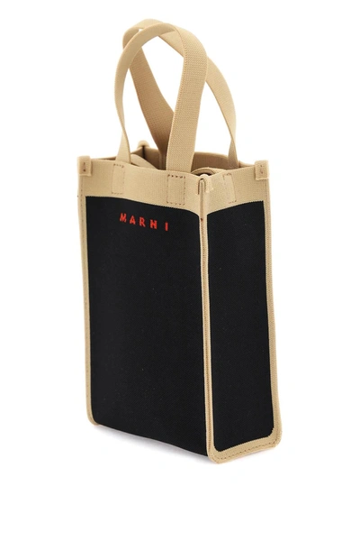 Shop Marni Canvas Crossbody Bag