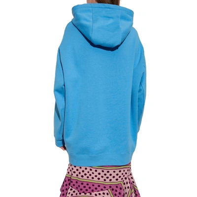 Shop Marni Oversize Hooded Sweatshirt
