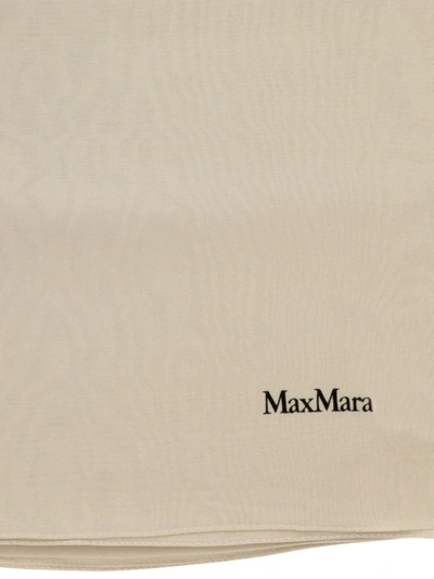 Shop Max Mara Saleunito Logo Stole