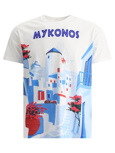 Shop Mc2 Saint Barth Mykonos Postcard T Shirt