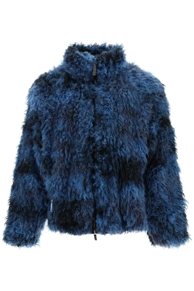 Shop Mcq By Alexander Mcqueen Mcq 'biosis' Faux Fur Jacket