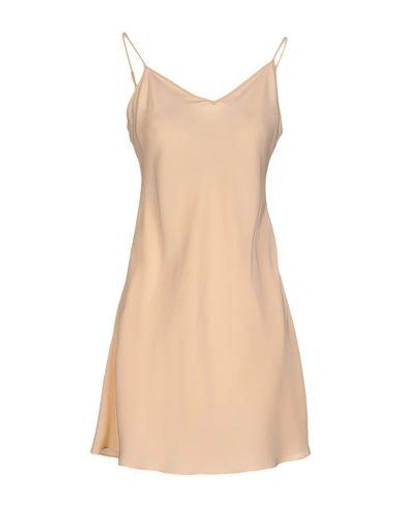 Maiyet Short Dress In Apricot