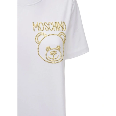 Shop Moschino Couture Couture Cotton Logo T Shirt
