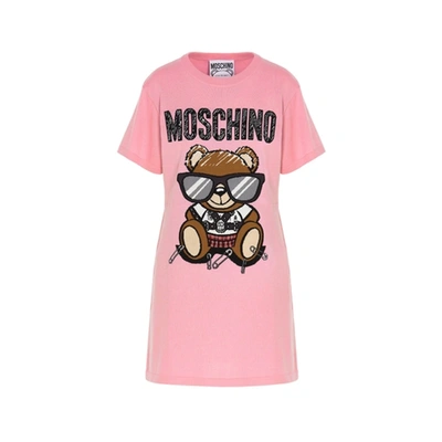 Shop Moschino Couture Couture Teddy Bear Knit Dress