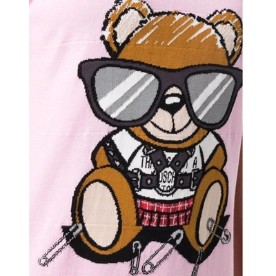 Shop Moschino Couture Couture Teddy Bear Knit Dress