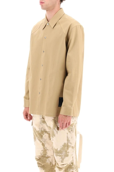 Shop Oamc Taiga Drill Overshirt