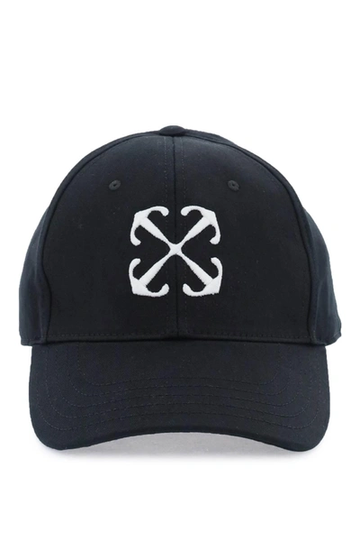Shop Off-white Off White Baseball Cap With Logo