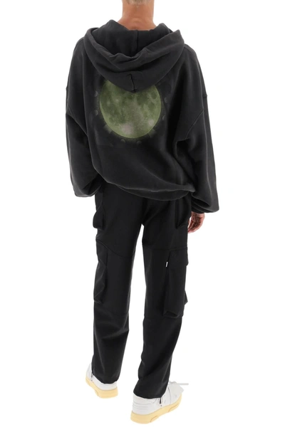 Shop Off-white Off White Back Arrow Super Moon Printed Hoodie