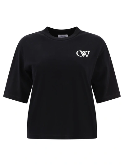 Shop Off-white Off White Flock Ow T Shirt