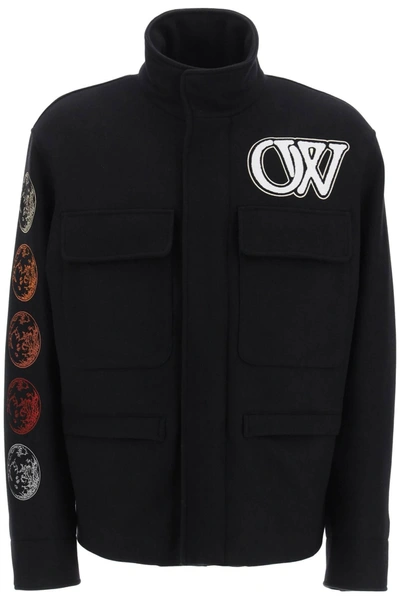 Shop Off-white Off White Moon Phase Field Jacket
