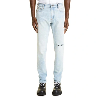 Shop Off-white Off White Off White Cotton Denim Jeans