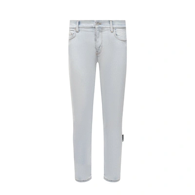 Shop Off-white Off White Off White Diag Print Detail Jeans