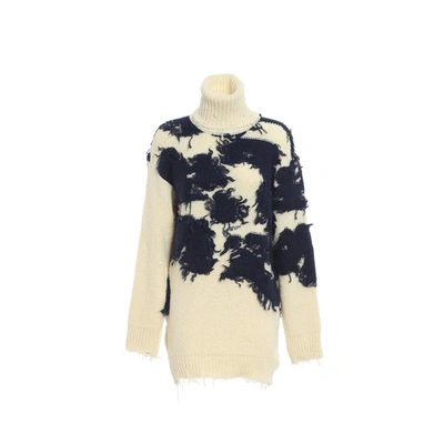 Shop Off-white Off White Off White Wool And Silk Pullover